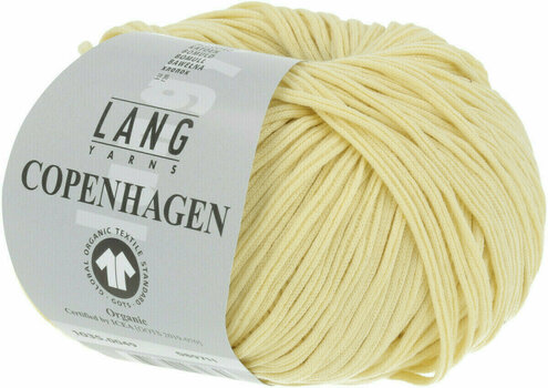 Kötőfonal Lang Yarns Copenhagen (Gots) 0049 Yellow Gold - 2
