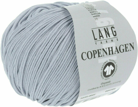 Strickgarn Lang Yarns Copenhagen (Gots) 0021 Light Blue - 3