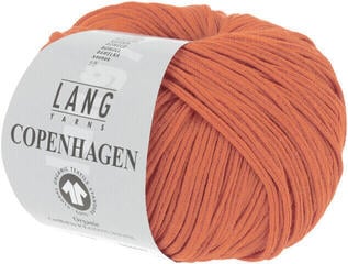 Pletacia priadza Lang Yarns Copenhagen (Gots) 0059 Orange Pletacia priadza - 1