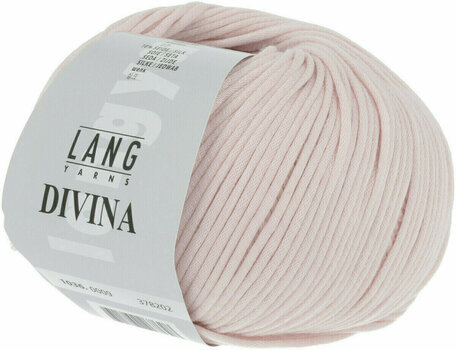 Knitting Yarn Lang Yarns Divina 0009 Rose Knitting Yarn - 2
