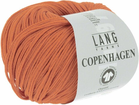 Knitting Yarn Lang Yarns Copenhagen (Gots) 0059 Orange - 3