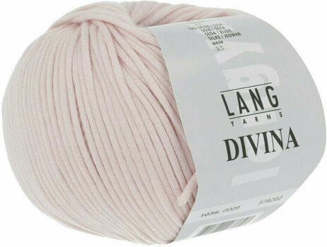 Knitting Yarn Lang Yarns Divina 0009 Rose Knitting Yarn - 3