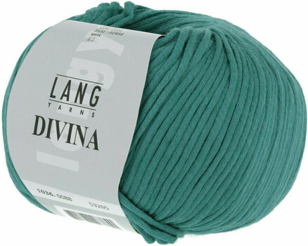 Pletacia priadza Lang Yarns Divina 0088 Petrol Pletacia priadza - 2