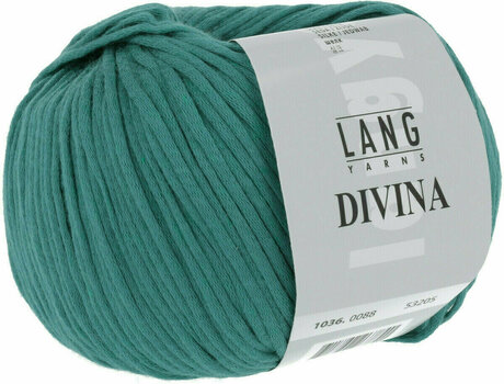 Pletacia priadza Lang Yarns Divina 0088 Petrol Pletacia priadza - 3