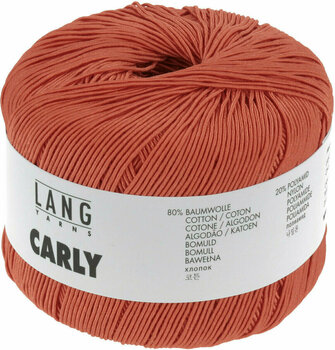 Плетива прежда Lang Yarns Carly 0059 Orange - 2