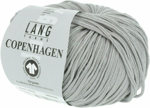 Fios para tricotar Lang Yarns Copenhagen (Gots) 0023 Silver - 2