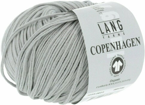 Fios para tricotar Lang Yarns Copenhagen (Gots) 0023 Silver - 3