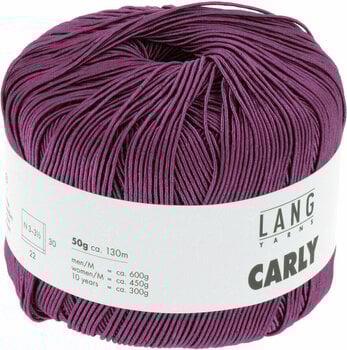 Knitting Yarn Lang Yarns Carly 0066 Fuchsia Knitting Yarn - 3
