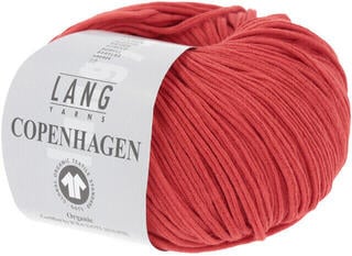 Pletacia priadza Lang Yarns Copenhagen (Gots) 0060 Red Pletacia priadza - 1