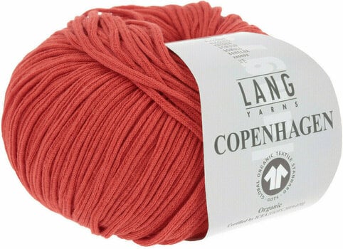 Fios para tricotar Lang Yarns Copenhagen (Gots) 0060 Red - 3
