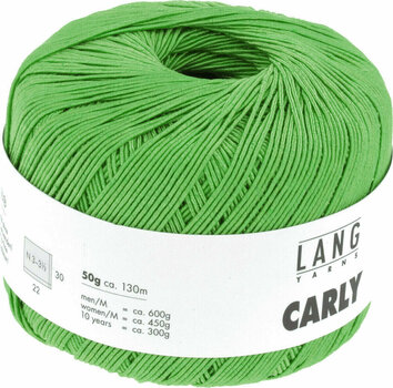 Knitting Yarn Lang Yarns Carly 0016 Green Knitting Yarn - 3