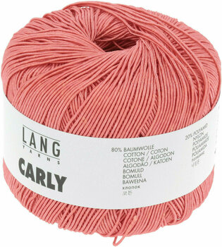 Плетива прежда Lang Yarns Carly 0027 Coral - 2