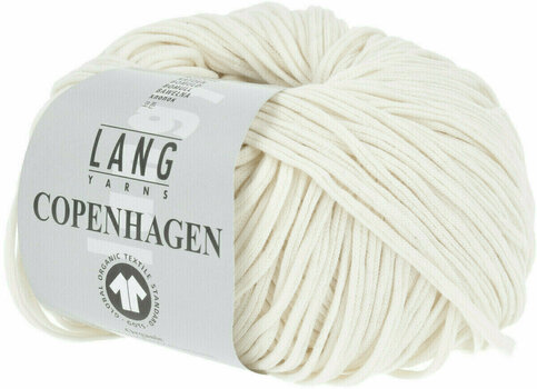 Fire de tricotat Lang Yarns Copenhagen (Gots) 0094 Offwhite - 2