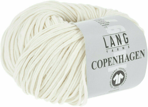 Fire de tricotat Lang Yarns Copenhagen (Gots) 0094 Offwhite - 3