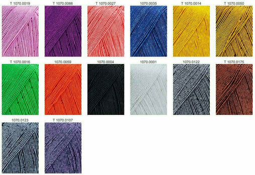 Fios para tricotar Lang Yarns Carly 0027 Coral - 6