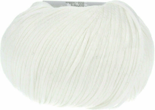 Knitting Yarn Lang Yarns Divina 0001 White Knitting Yarn - 4