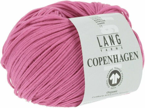 Fil à tricoter Lang Yarns Copenhagen (Gots) 0085 Pink - 3