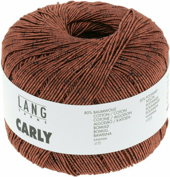 Knitting Yarn Lang Yarns Carly 0175 Brick Knitting Yarn - 2