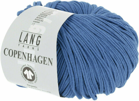Knitting Yarn Lang Yarns Copenhagen (Gots) 0006 Blue Royal - 2