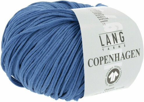 Strickgarn Lang Yarns Copenhagen (Gots) 0006 Blue Royal - 3