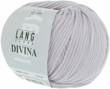 Fios para tricotar Lang Yarns Divina Fios para tricotar 0007 Lilac - 2