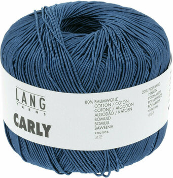 Knitting Yarn Lang Yarns Carly 0035 Blue Marine - 2