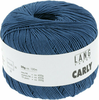 Плетива прежда Lang Yarns Carly 0035 Blue Marine - 3