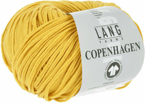 Pletacia priadza Lang Yarns Copenhagen (Gots) 0014 Yellow - 3