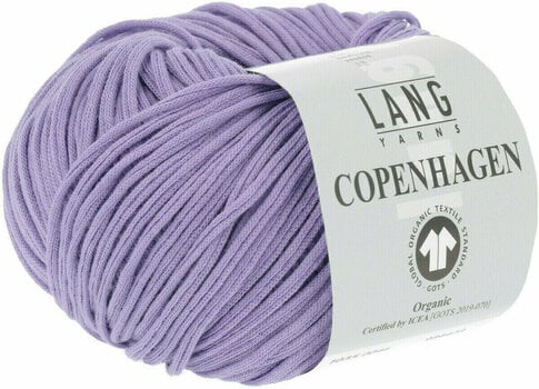 Fios para tricotar Lang Yarns Copenhagen (Gots) 0046 Lilac - 3