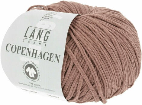 Knitting Yarn Lang Yarns Copenhagen (Gots) 0087 Rosewood - 2