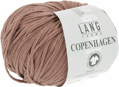 Knitting Yarn Lang Yarns Copenhagen (Gots) 0087 Rosewood - 3