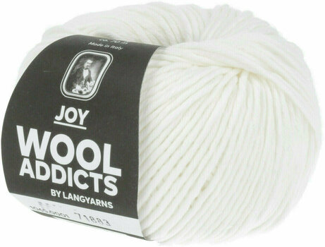 Fios para tricotar Lang Yarns Joy 0001 White - 2