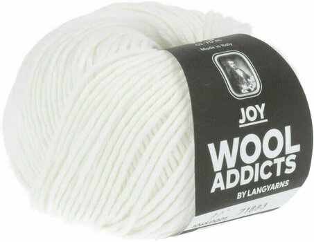 Fios para tricotar Lang Yarns Joy 0001 White - 3