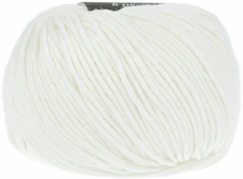 Fios para tricotar Lang Yarns Joy 0001 White - 4