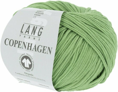 Fios para tricotar Lang Yarns Copenhagen (Gots) 0016 Light Green - 2