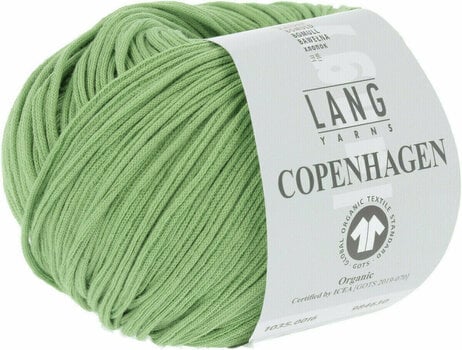 Pletací příze Lang Yarns Copenhagen (Gots) 0016 Light Green - 3