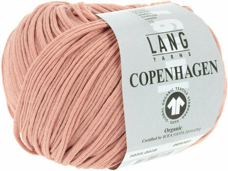 Pletací příze Lang Yarns Copenhagen (Gots) 0028 Peach - 3
