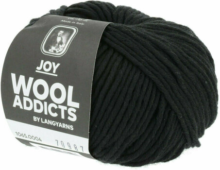 Fios para tricotar Lang Yarns Joy 0004 Black - 2