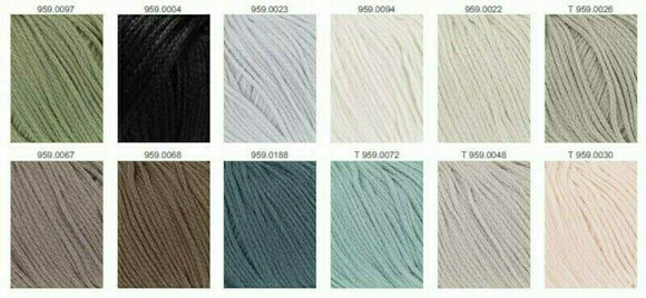 Knitting Yarn Lang Yarns Norma 0004 Black Knitting Yarn - 6