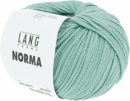 Knitting Yarn Lang Yarns Norma 0072 Acqua Knitting Yarn - 2