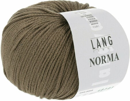 Knitting Yarn Lang Yarns Norma 0068 Brown Knitting Yarn - 3