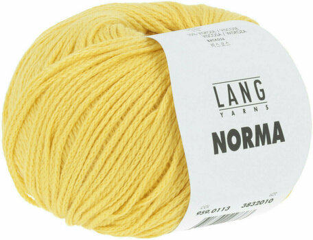 Knitting Yarn Lang Yarns Norma 0113 Yellow Gold Knitting Yarn - 3