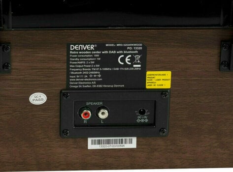 Plattenspieler-Kit Denver MRD-52 Dark Wood - 6
