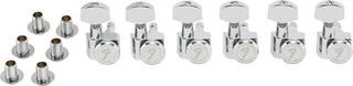 Mécanique pour guitare Fender Locking Tuners All Short Chrome 6 Pack Chrome Mécanique pour guitare - 4
