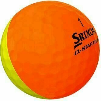 Нова топка за голф Srixon Q-Star Golf Balls Yellow/Orange - 2