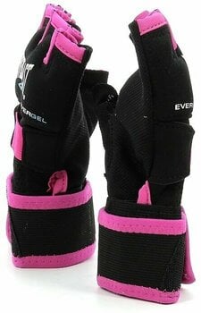 Boxerské a MMA rukavice Everlast Evergel Handwraps Black/Pink M/L - 2
