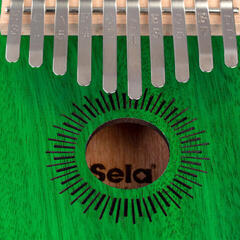 Kalimba Sela SE 243 Mahogany 10 Green Kalimba - 6