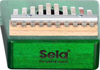 Kalimba Sela SE 243 Mahogany 10 Green Kalimba - 7
