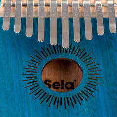 Kalimba Sela SE 244 Mahogany 10 Blue Kalimba - 6