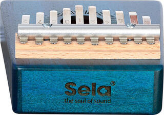 Kalimba Sela SE 244 Mahogany 10 Blue Kalimba - 7